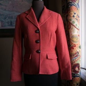 Harold’s brand apricot color wool blazer 6